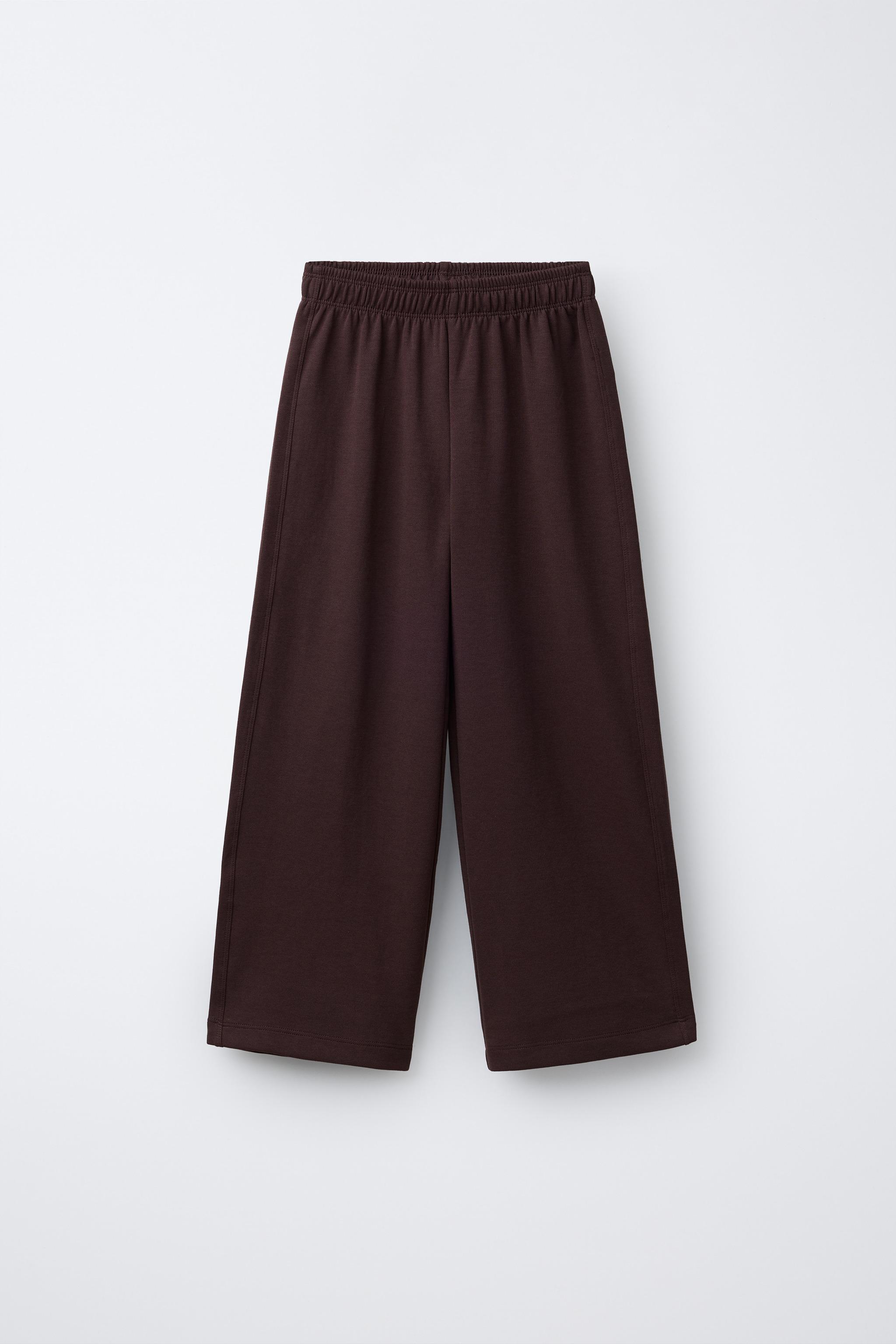 PANTALON WIDE LEG INTERLOCK
